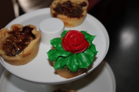 Mini Derby pies and Rose cupcakes